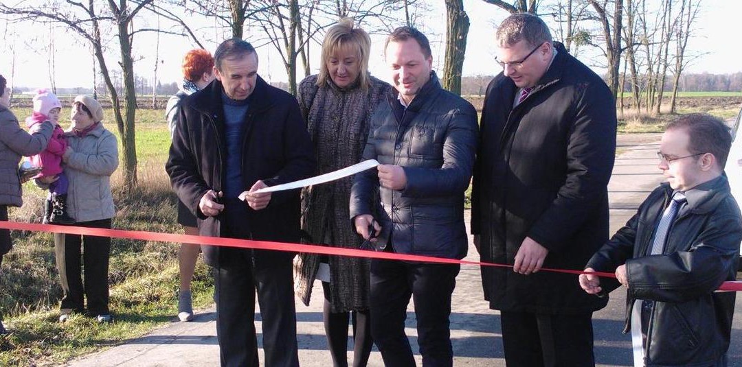 Nowa droga asfaltowa w miejscowości Budy Liskowskie