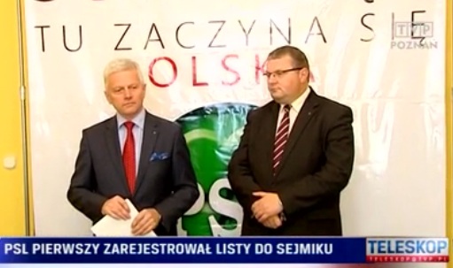 #PSLsamorzad14: Zarejestrowaliśmy listy kandydatów do Sejmiku! Jako pierwsi w Wielkopolsce!